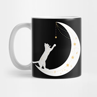 Stars Cat in Moon Mug